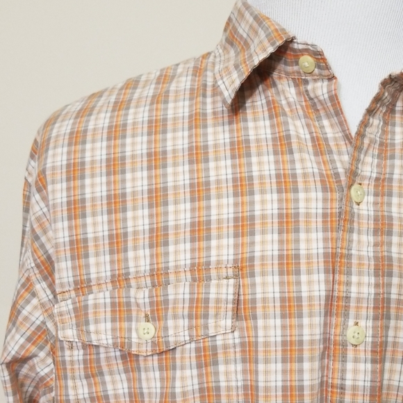 Mens Timberland Plaid Button Up Shirt - Picture 2 of 6